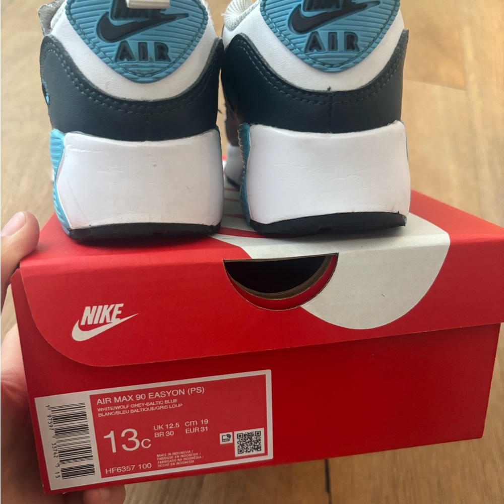 Nike Air Max 90 Easyon Kids Sneakers - Blue and Black